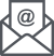 grey email icon
